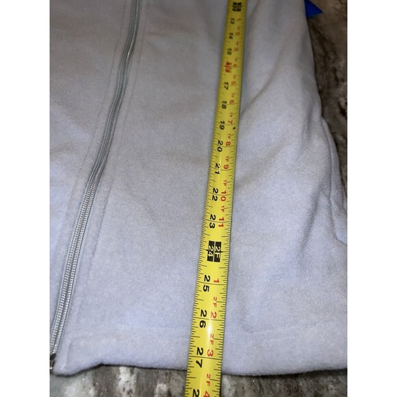 Columbia Women's Castle Dale Full Zip Fleece Jacket pockets Light Gray 2x NWT - Picture 10 of 10